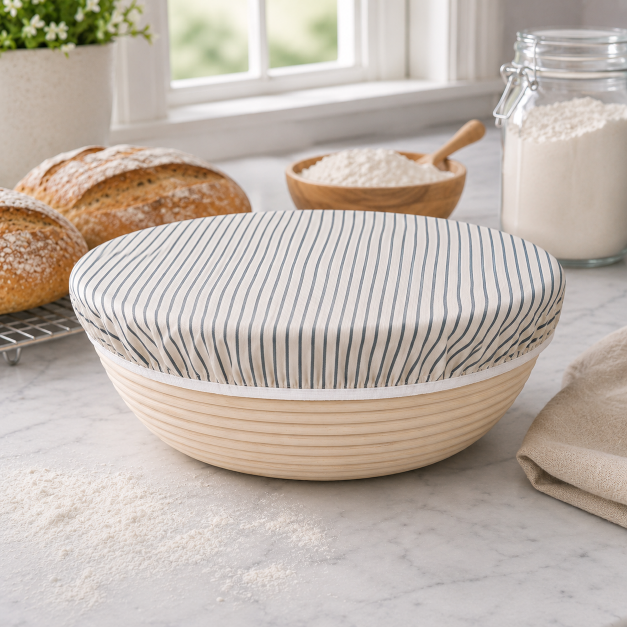 12" Reusable Beeswax Bowl Covers for Bread Proofing (XL)