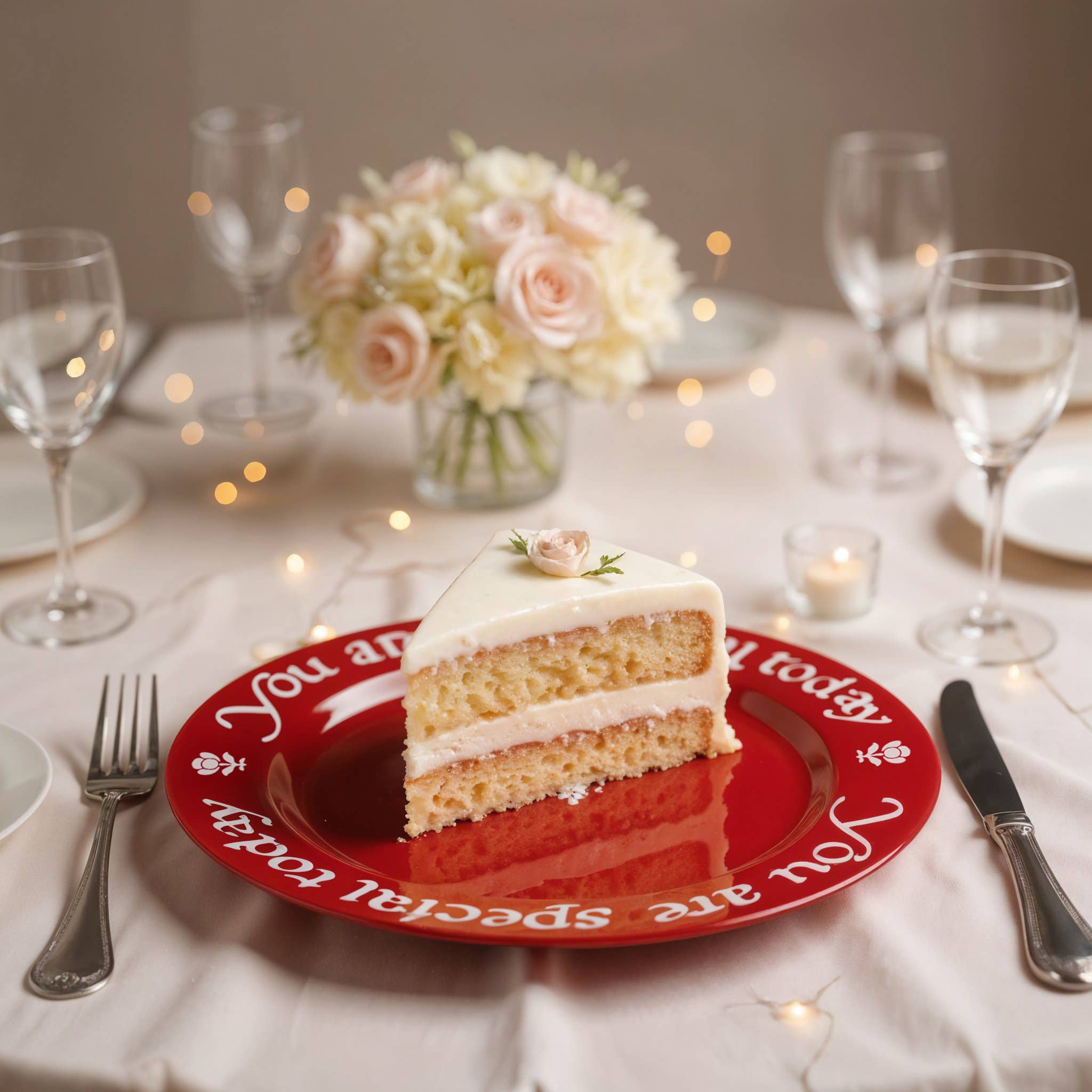 Red Plate You Are Special Today