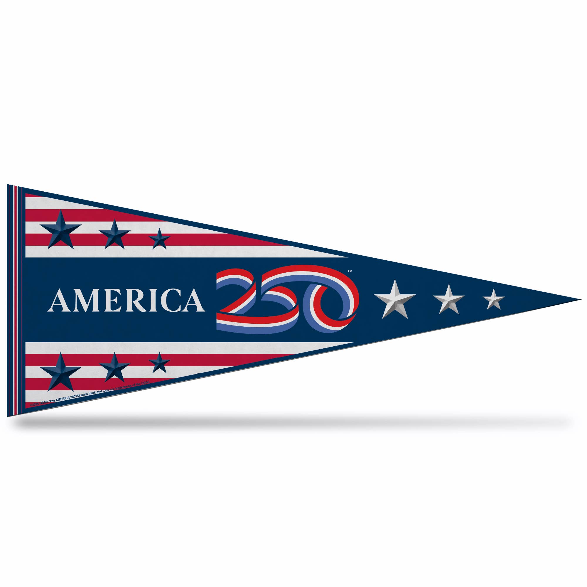 USA America 250 Soft Felt 12X30 Pennant