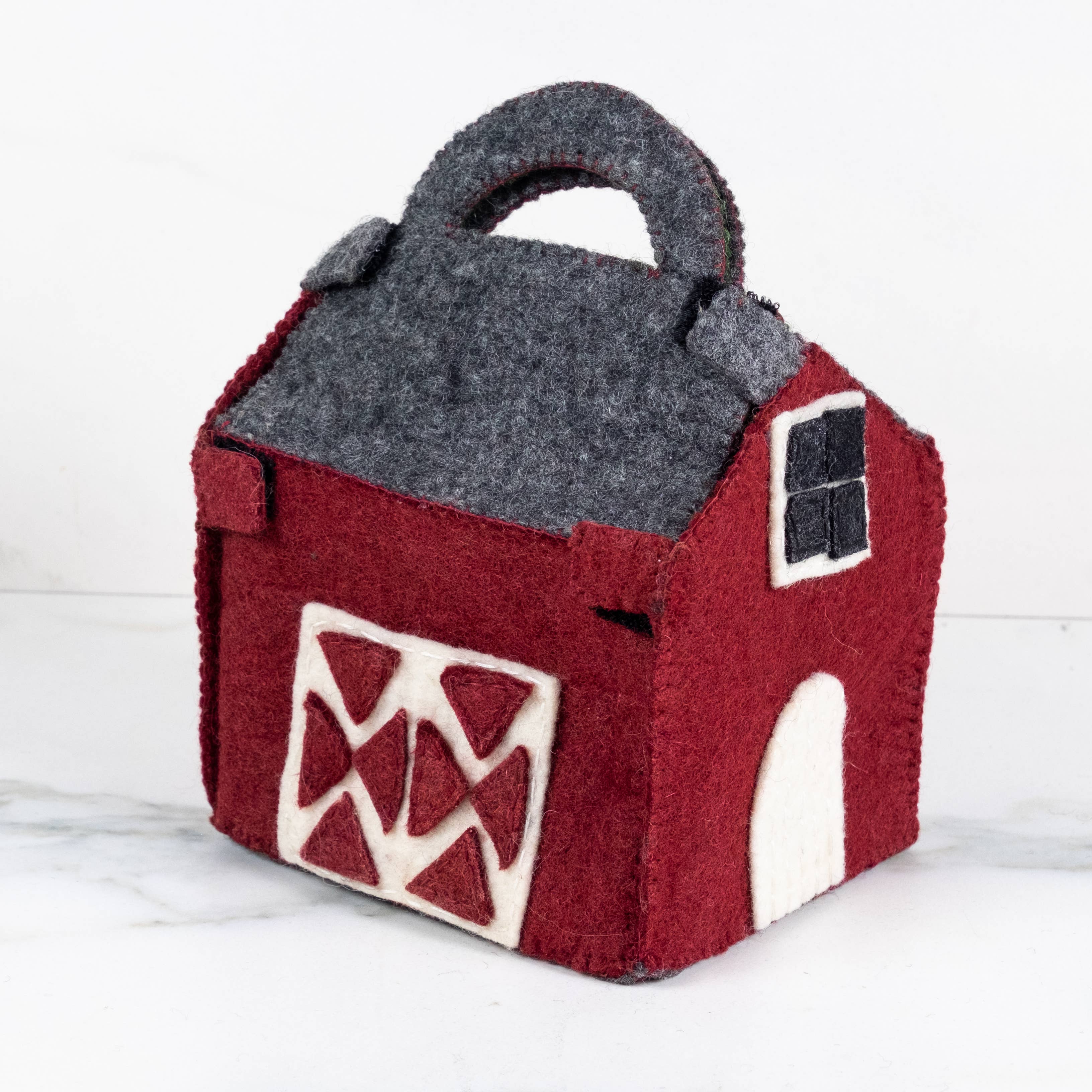Finger Puppets - Red Barn Farmhouse Set