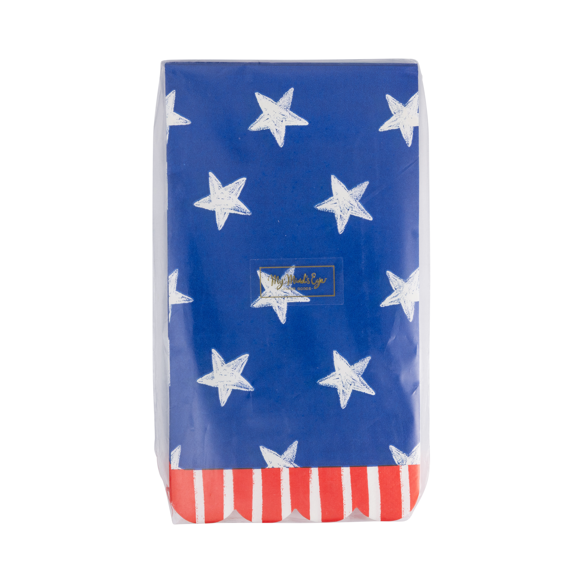 Blue Stars Paper Dinner Napkin
