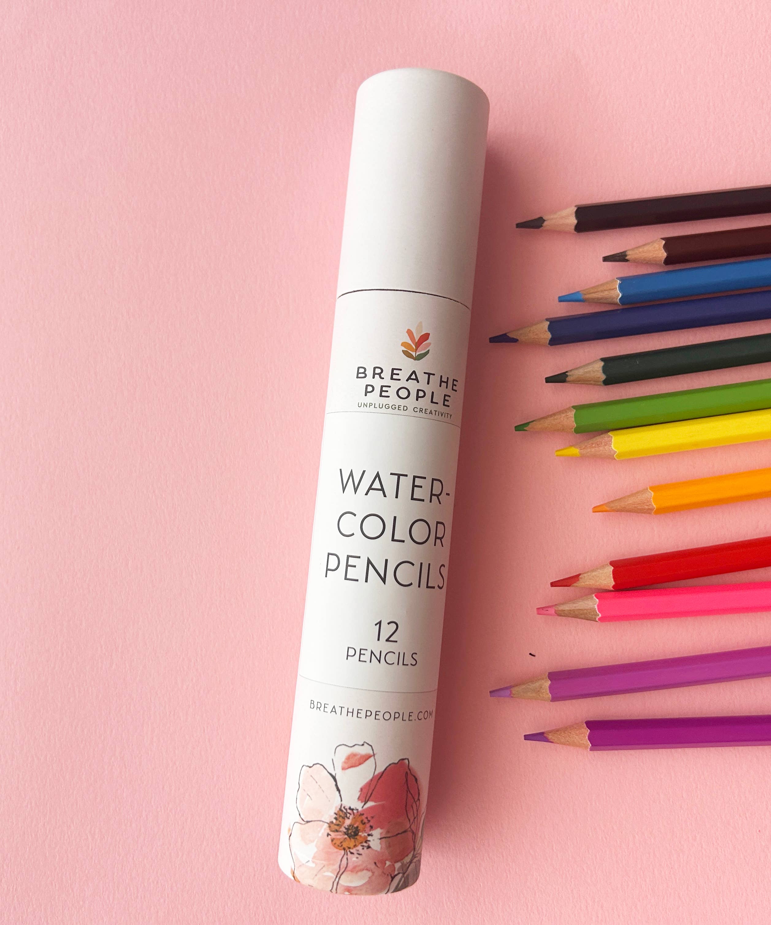 12-Color Watercolor Pencils - Beginner-Friendly Art Supplies