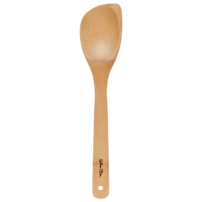 Helen's Asian Kitchen Bamboo Corner Spoon, 12in