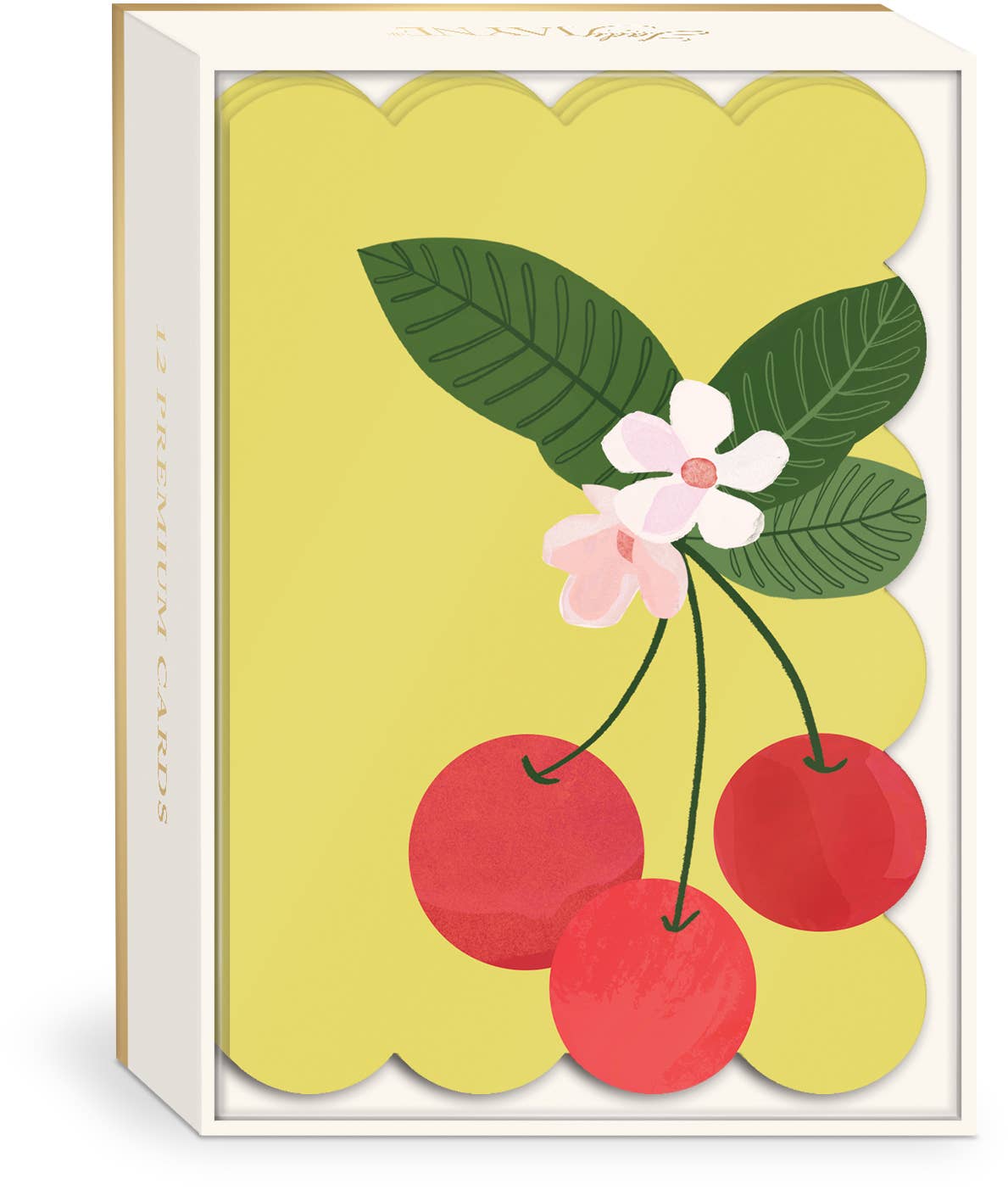 CHERRIES NOTECARD SET OF 12