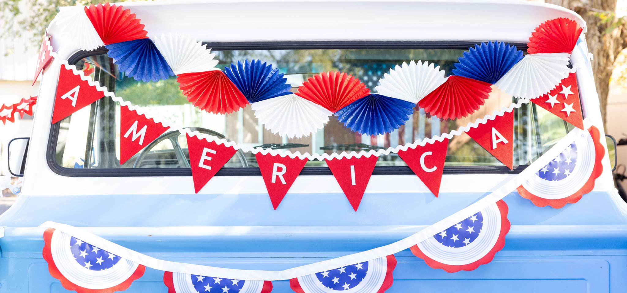 SSP1202 - America Felt Pennant Banner