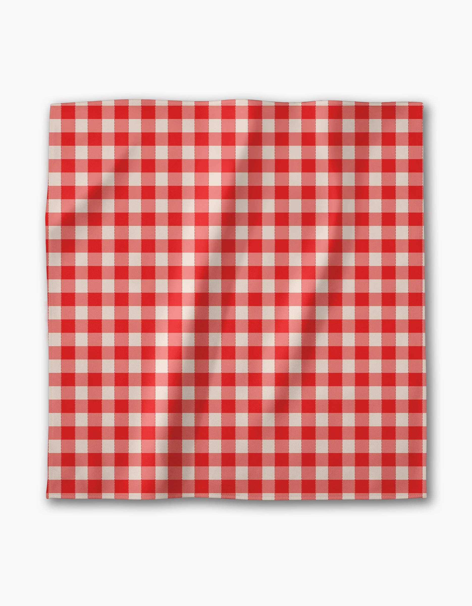 Ripe Tomato Gingham Dinner Napkins