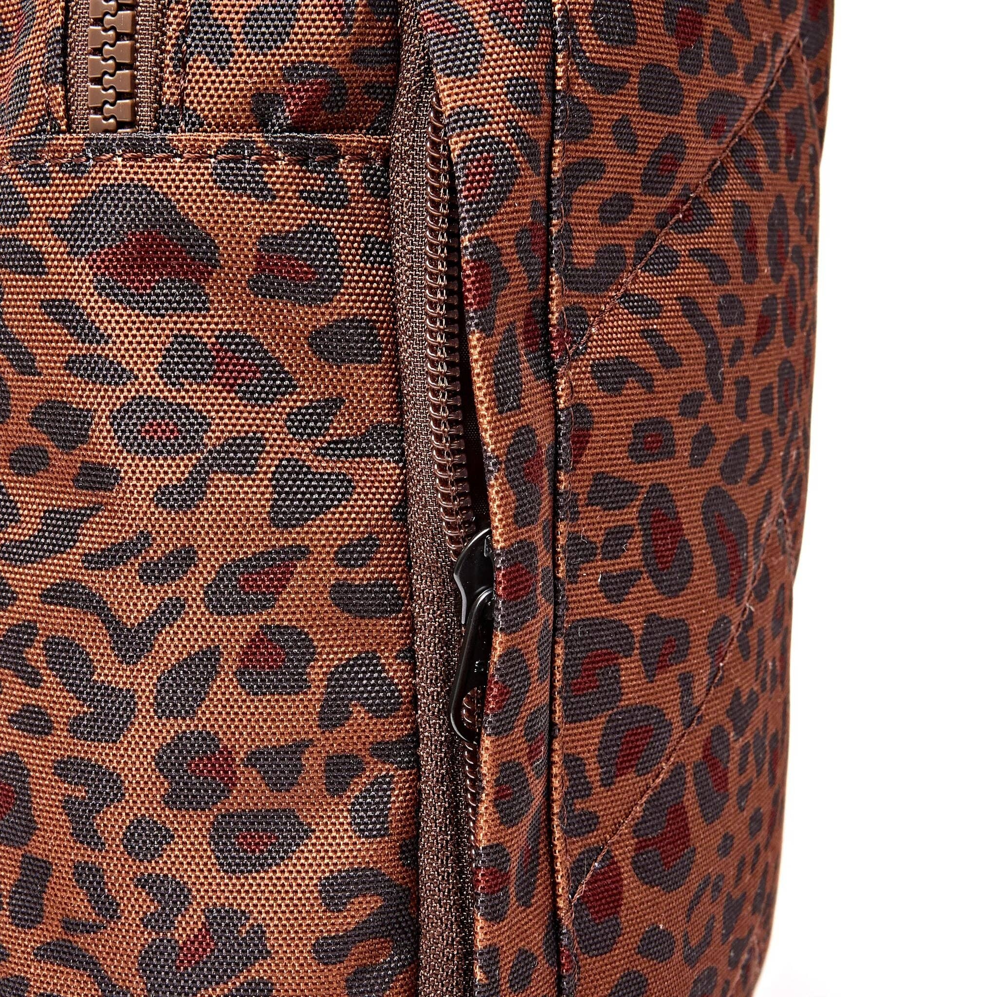 Willesden Sling in Mini Leopard Canvas: Large