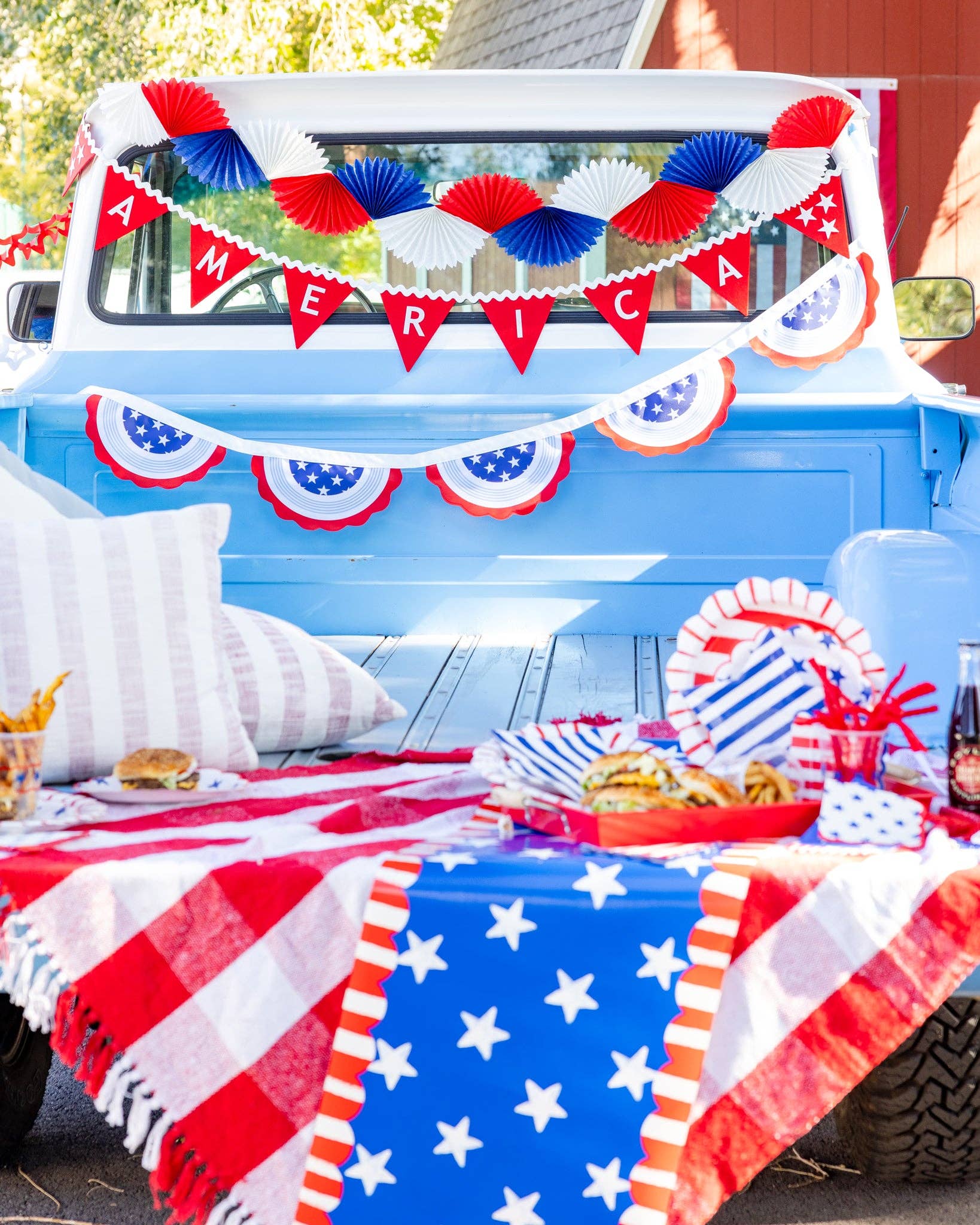 SSP1202 - America Felt Pennant Banner