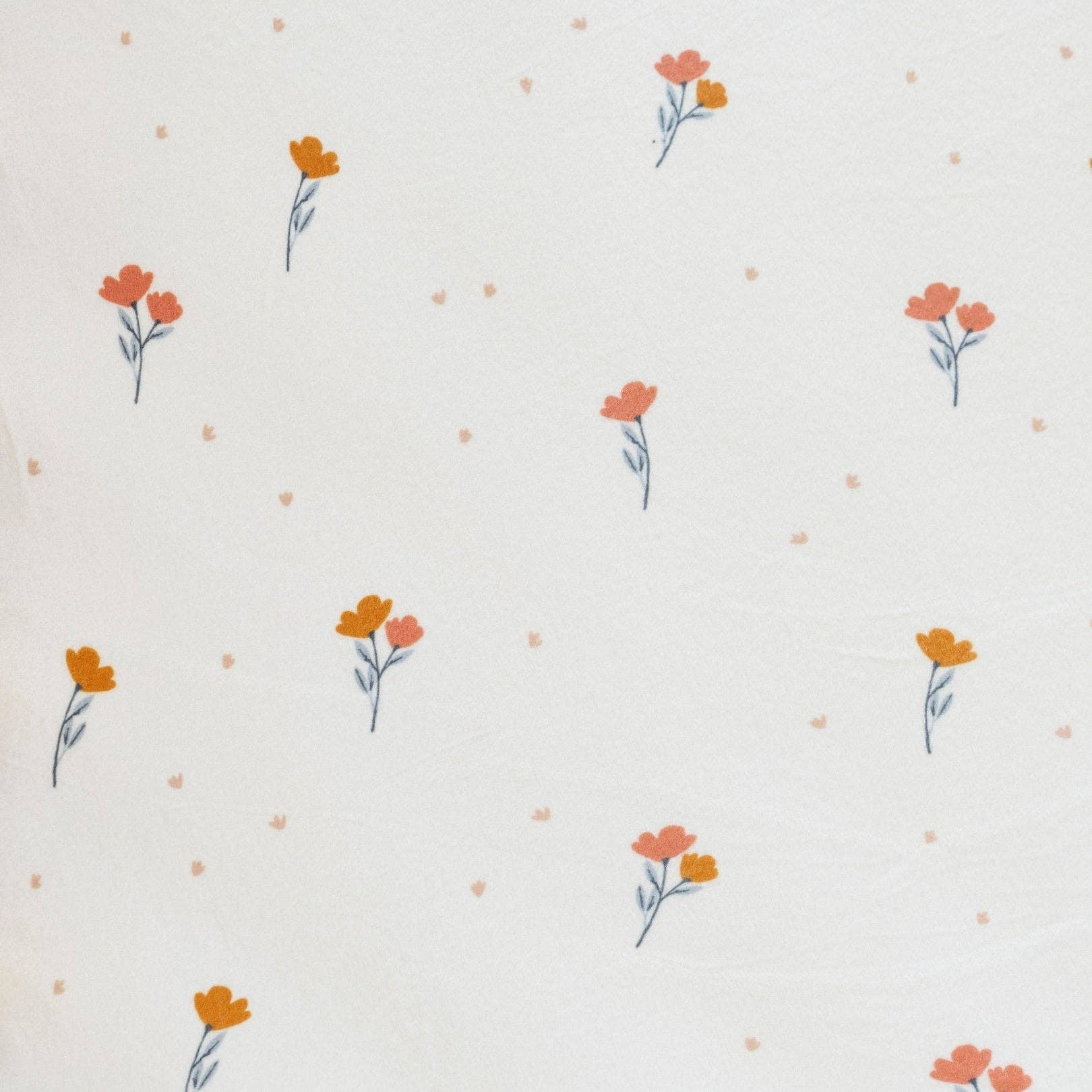 MINKY STRETCH LUXE SWADDLE/BLANKET: Floral