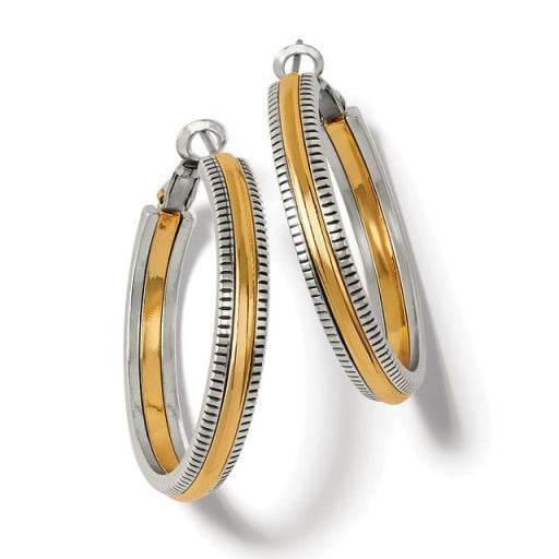 Interlok Noir Heirloom Hoop Earrings JA9352