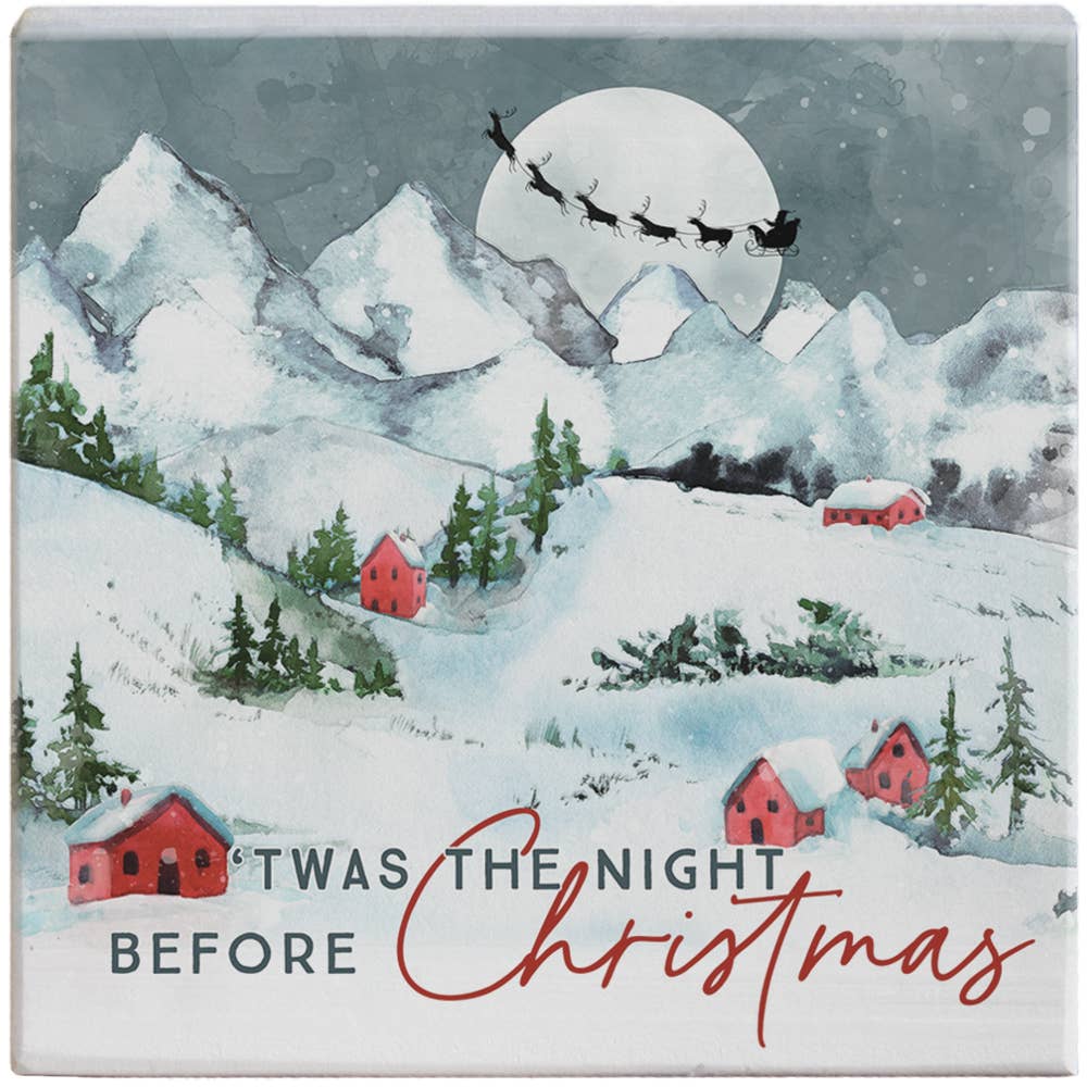 Twas Night Before Scene - Small Talk Square