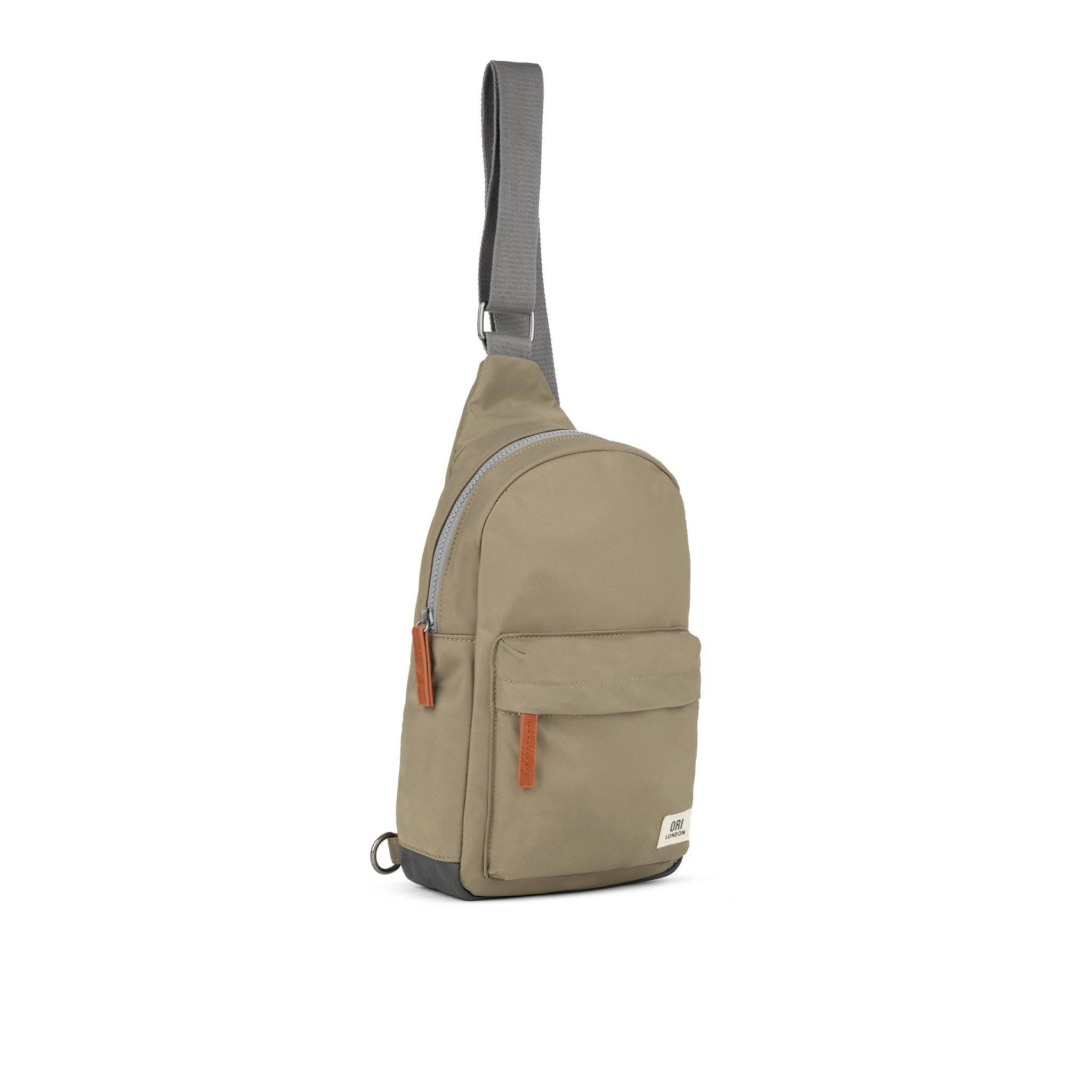 Willesden Sling Bag in Taupe Nylon: Large