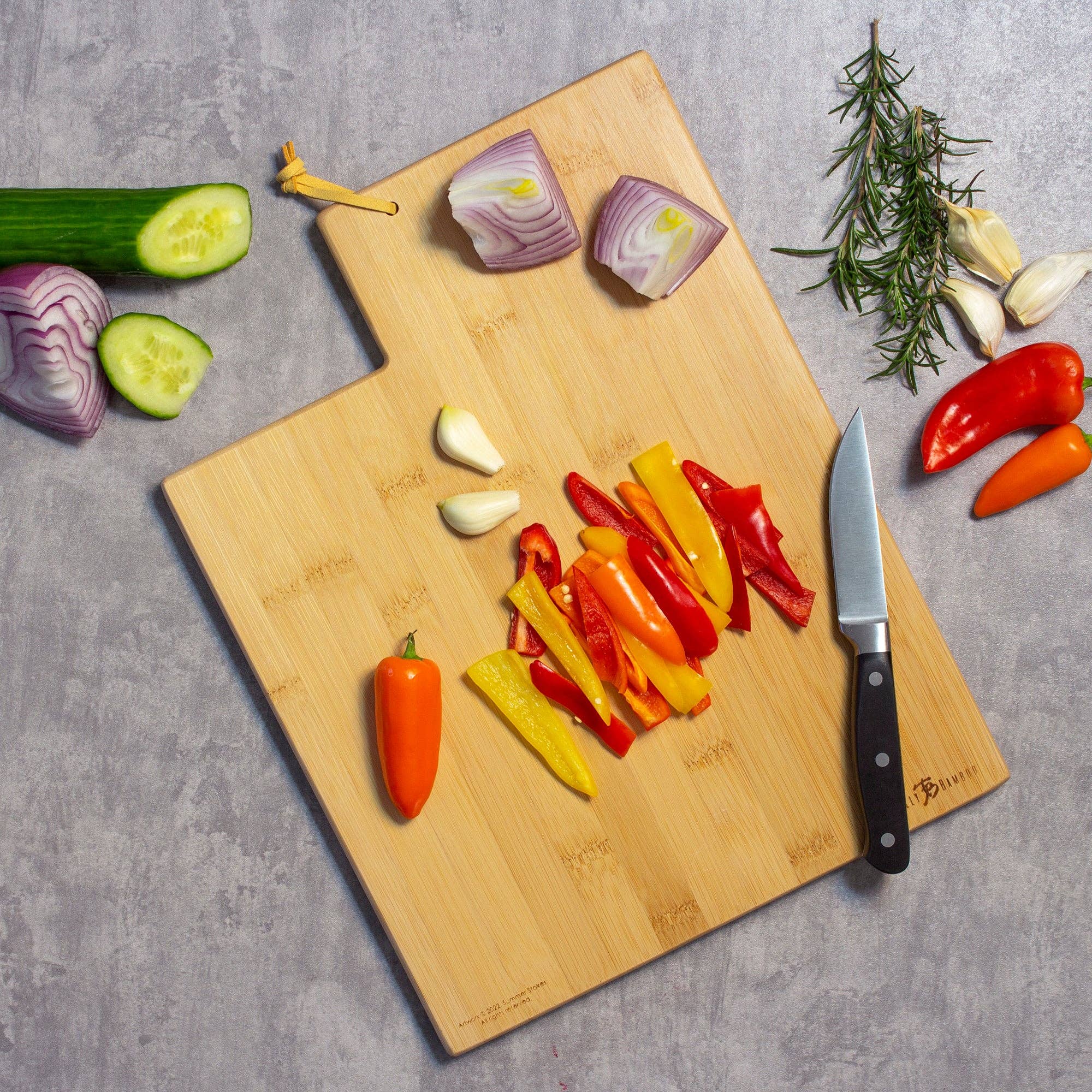 Utah Cutting Board with Artwork by Summer Stokes