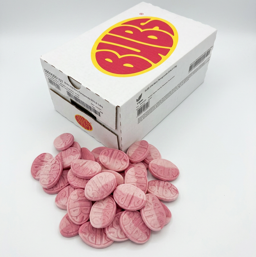 BUBS Wild Strawberry Pomegranate 2.8 kg / 6.17 lb Swedish candy