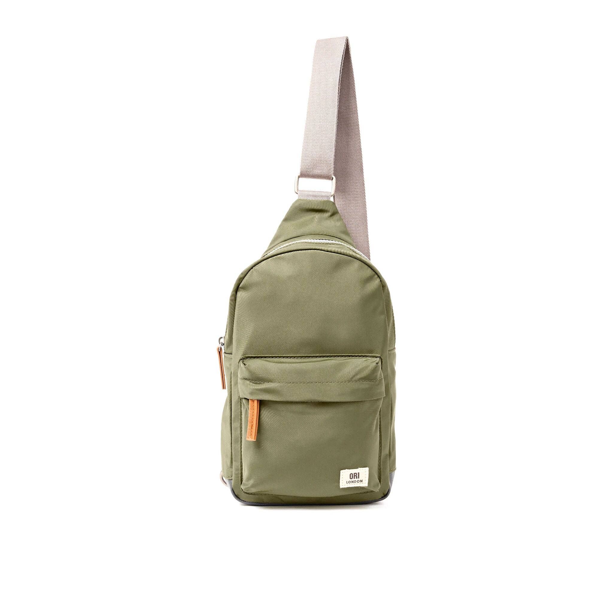 Willesden Sling in Chive Nylon: Large