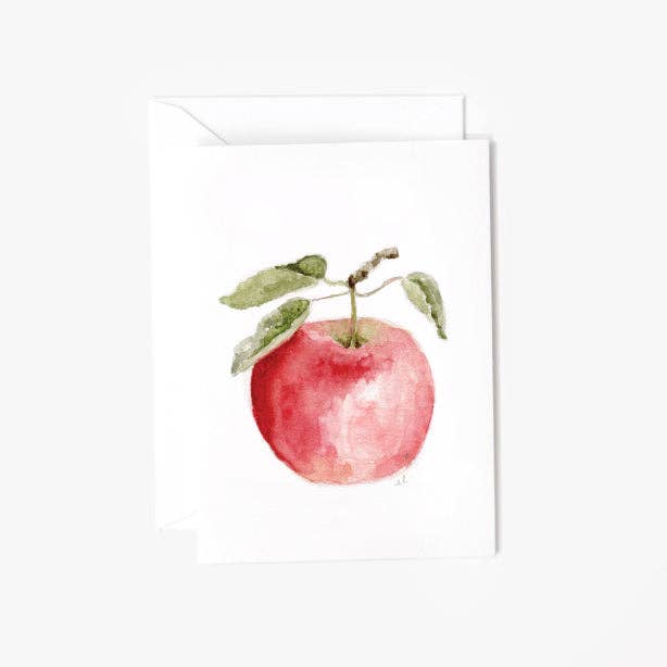 Apple mini notecard