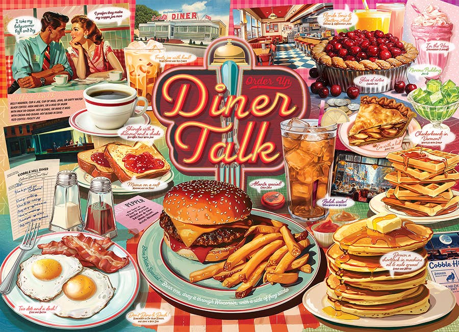 Diner Talk 500pc puzzle
