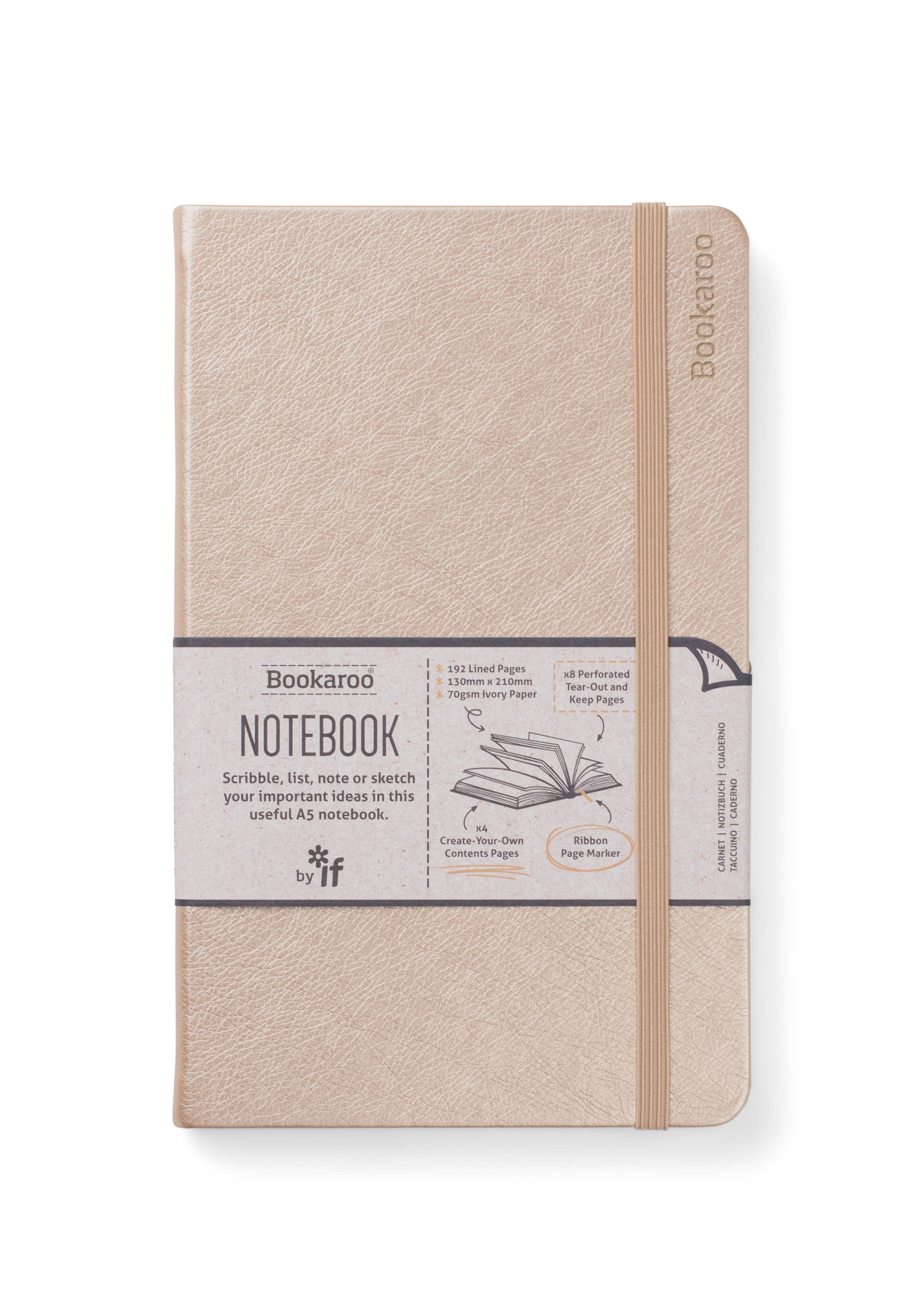 Bookaroo A5 Notebook: Aubergine