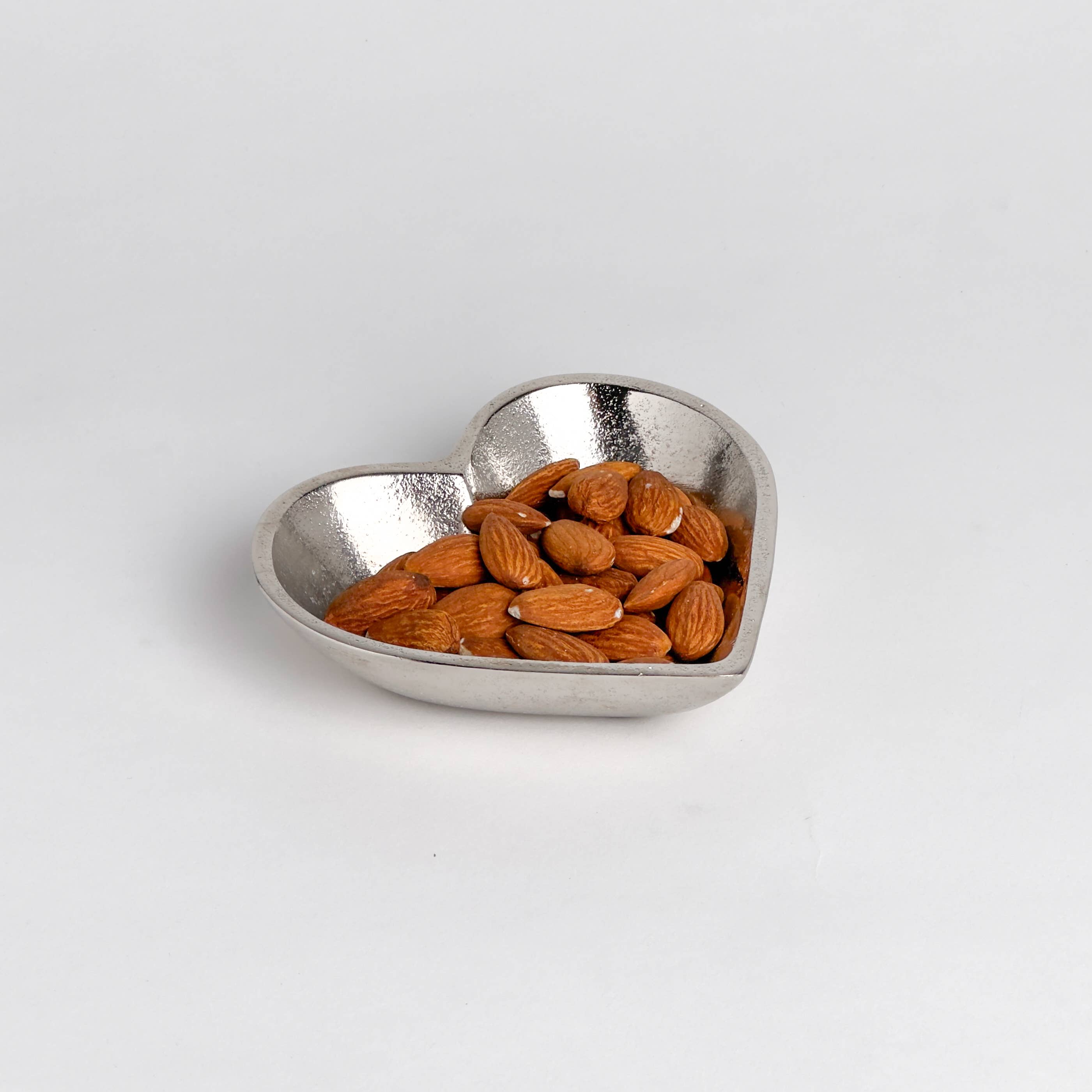Aluminum Nickel Heart Bowl