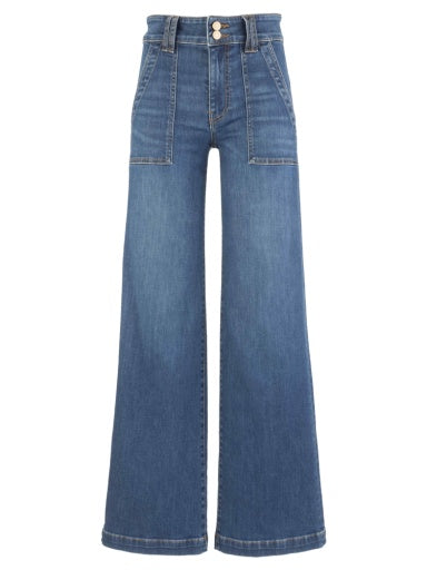 Affectionately Jodi High Rise Straight Leg-Porkchop Front Pockets