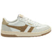 Gola Hawk trainer in White/Light Caramel/Gold