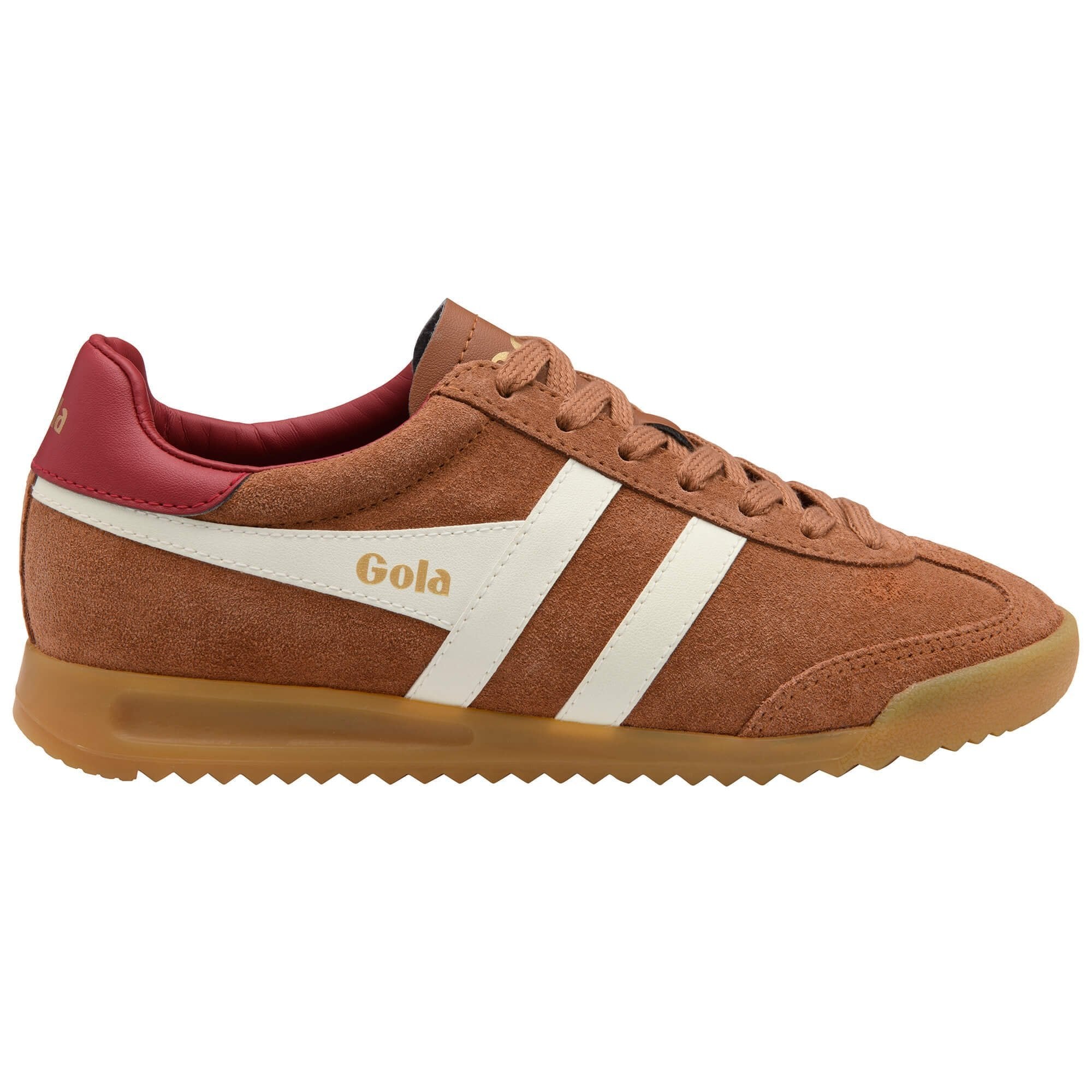 Gola Torpedo trainer in Umber/Off White/Lollipop