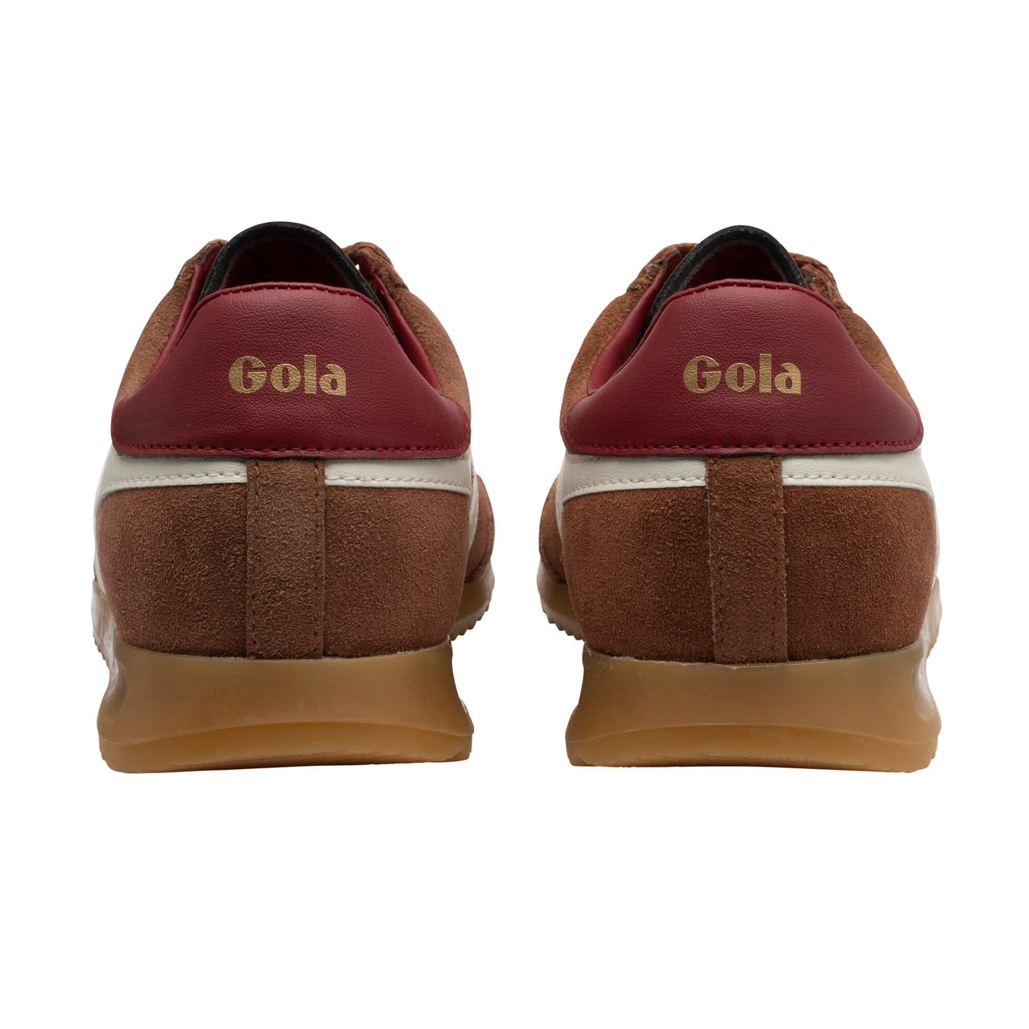 Gola Torpedo trainer in Umber/Off White/Lollipop