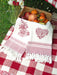 Heart & Bouquet Tea Towel Set of 2
