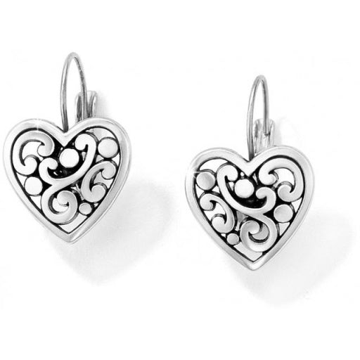 Contempt Heart Leverback Earrings J19870