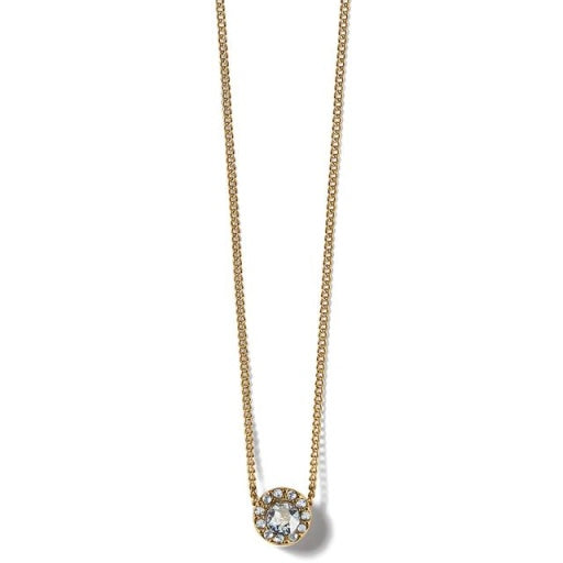 Illumina Gold Solitaire Necklace JM0072