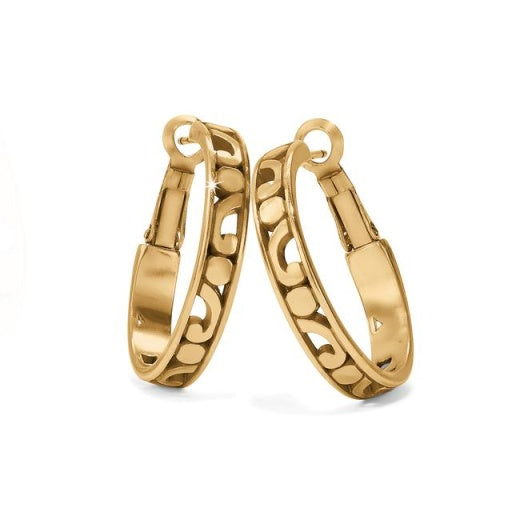 Gold Contempo Small Hoop Earrings JA9905
