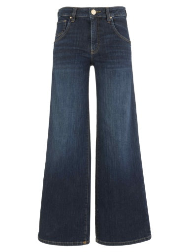 Maya High Rise Fab AB Wide Leg Regular Hem