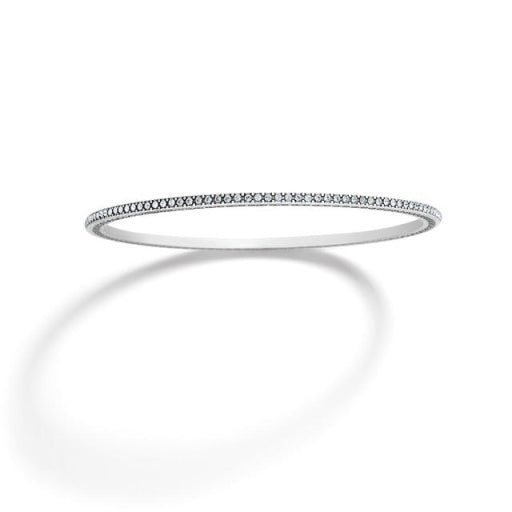 Meridian Silver Thin Bangle JF9311
