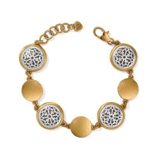 Ferrara Two Tone Luce Link Bracelet JF0117