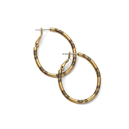 Oval Hoop Charm Earrings JA9916