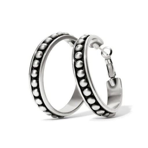 Pretty Tough Stud Large Leverback Hoop Earrings JA9895
