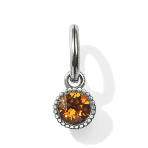 Orange Glitz Birthstone Amulet