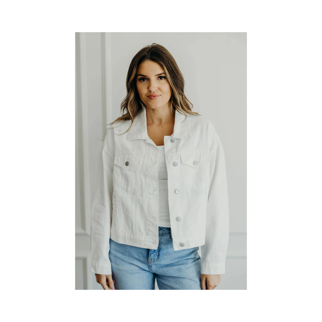 White Denim Jacket
