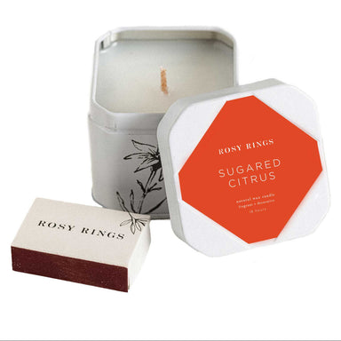 Sugared Citrus Petite Tin Candle