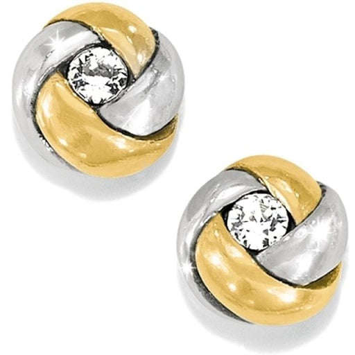 love me knot mini post earrings