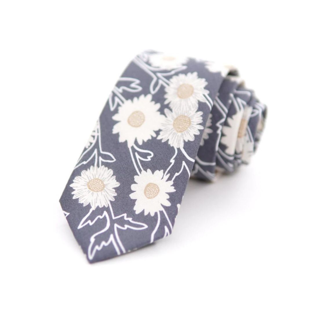 Moonlit Floral Men's Necktie