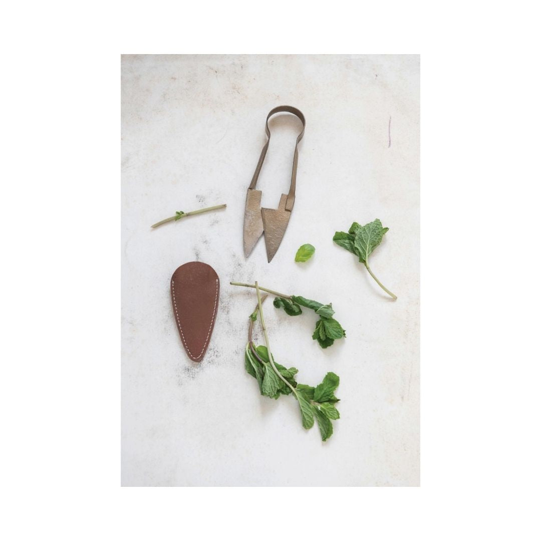 Garden Shears with Leather Case - Thumbnail 3