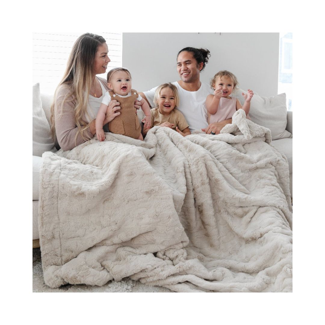 Buff Extra Large Throw Blanket