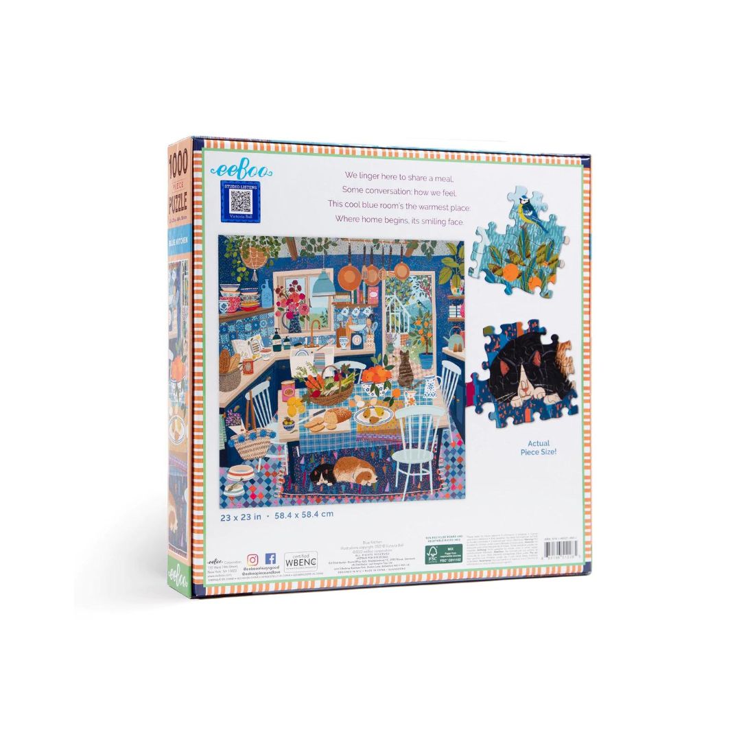 Blue Kitchen 1000 Piece Puzzle