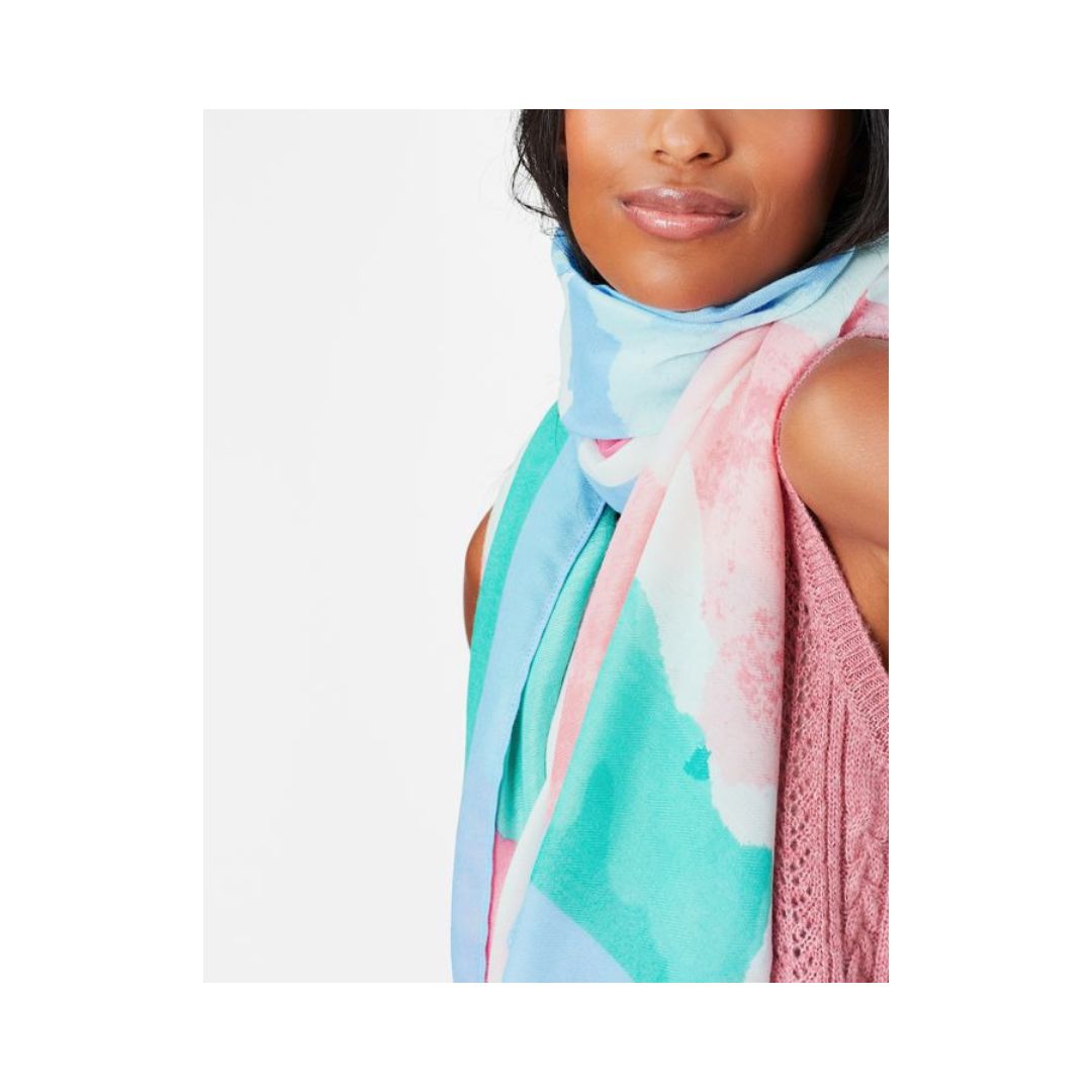 River White Floral Scarf