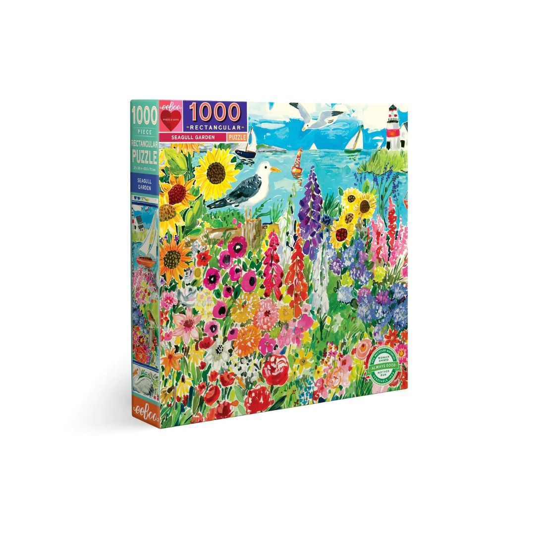 Seagull Garden 1000 Piece Rectangle Puzzle