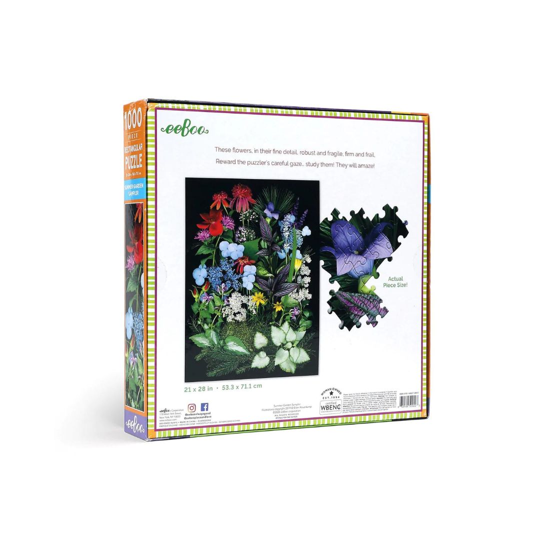 Summer Garden Sampler 1000 Piece Rectangle Puzzle