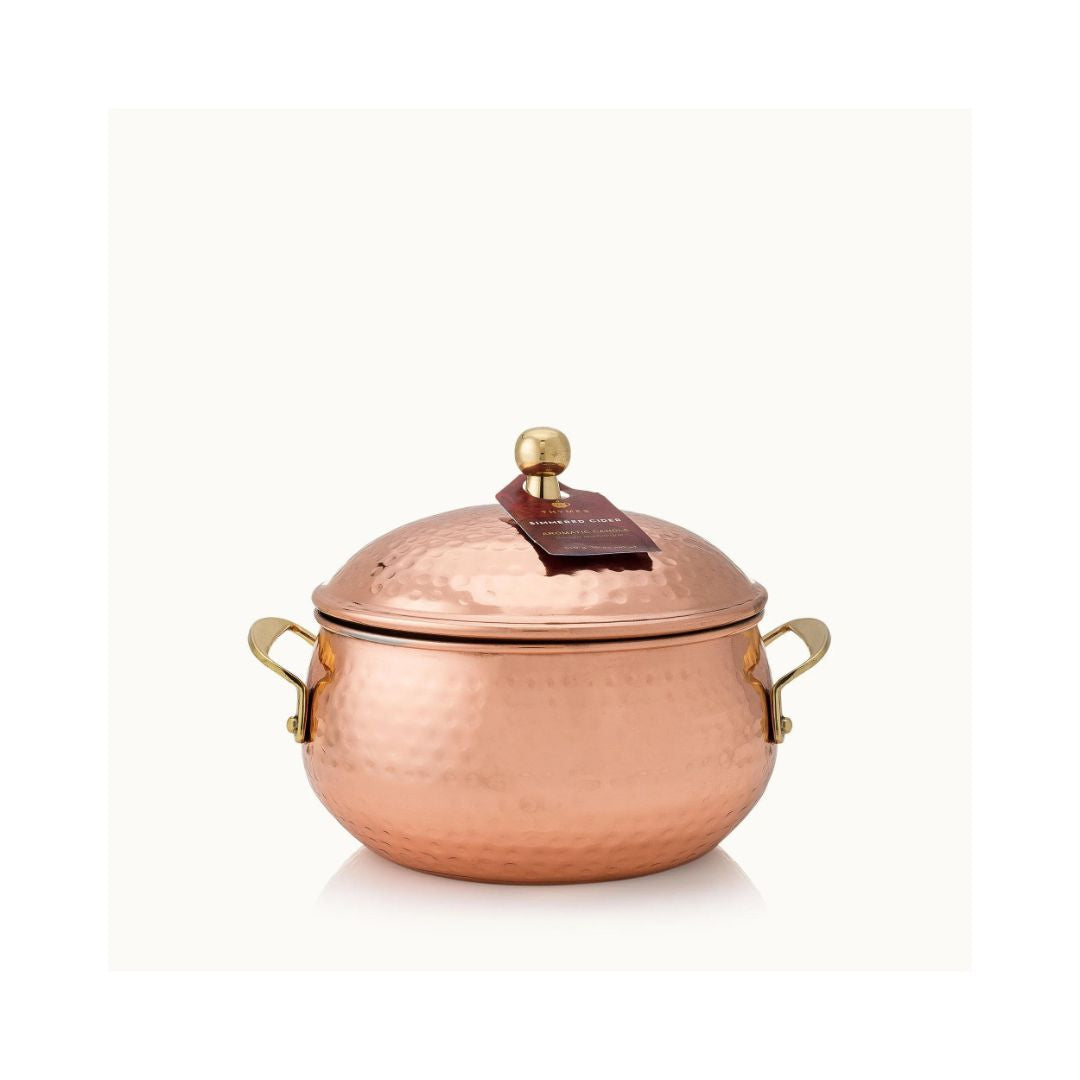 Simmered Cider Copper Pot 3-Wick Candle 18 oz